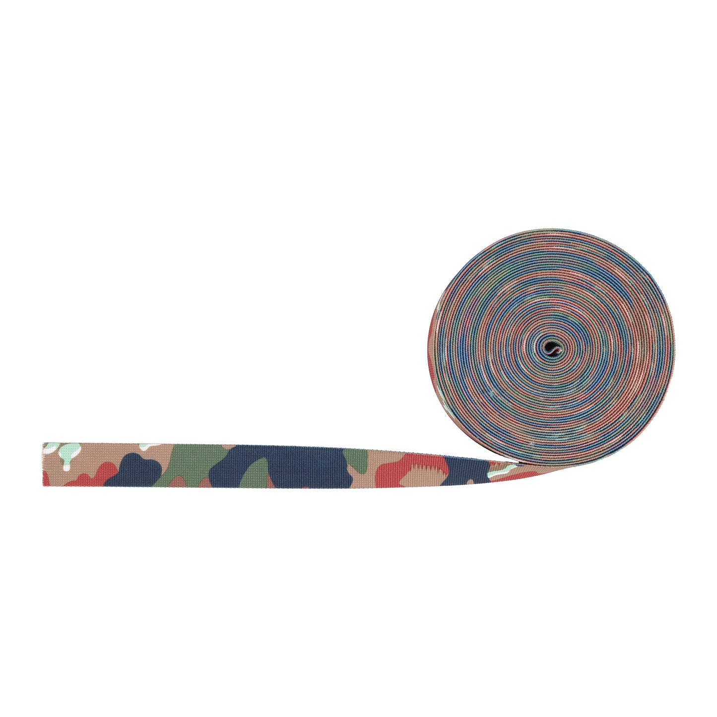 1 Inch Nylon Double Sided Printed Webbing M81 Woodland