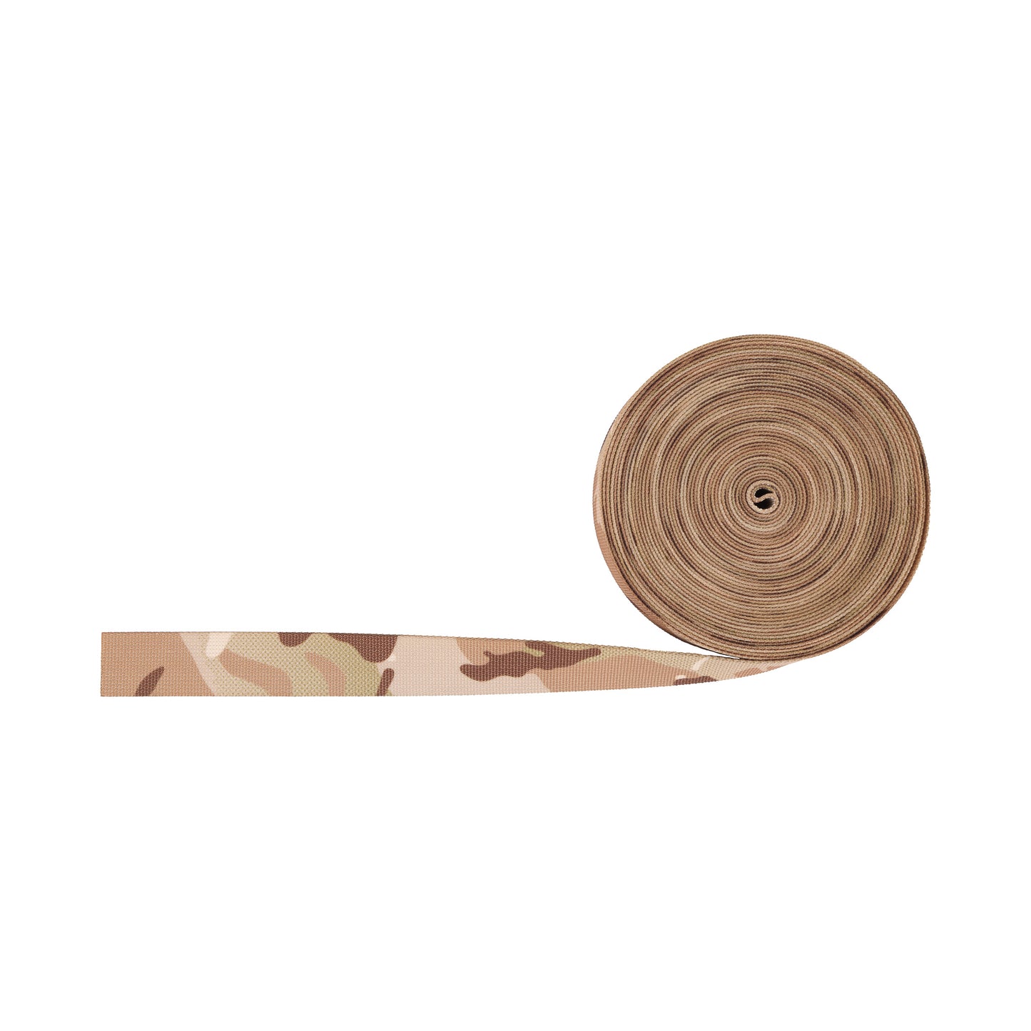 1 Inch Nylon Double Sided Printed Webbing MultiCam Arid
