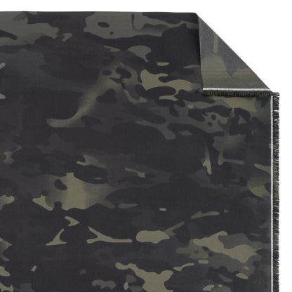 500D Cordura Nylon Fabric Multicam Black Sample